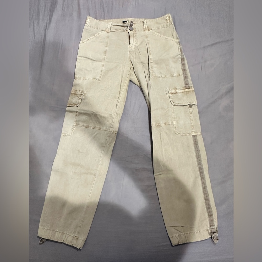 Anthropologie Khaki Cargo Pants